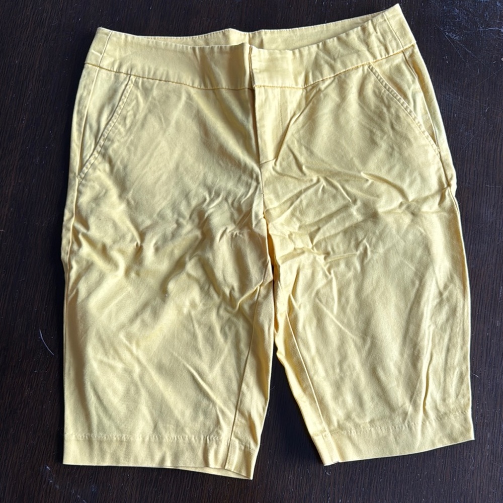 Beige by eci Vibrant Yellow Shorts